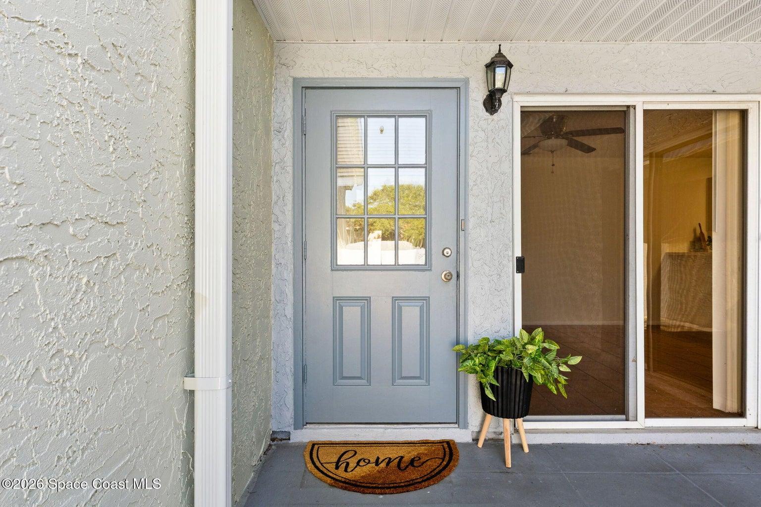 Exterior paint has been refreshed