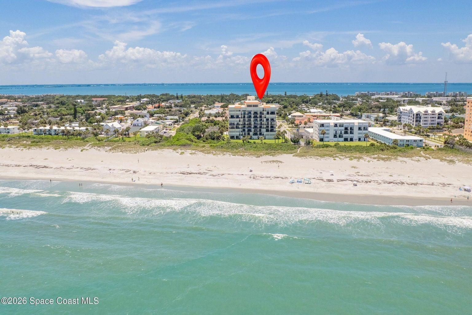 Few residences offer what this fourth floor northeast corner home does - expansive living across the entire north side of the building with covered balconies on both the ocean and sunset sides.