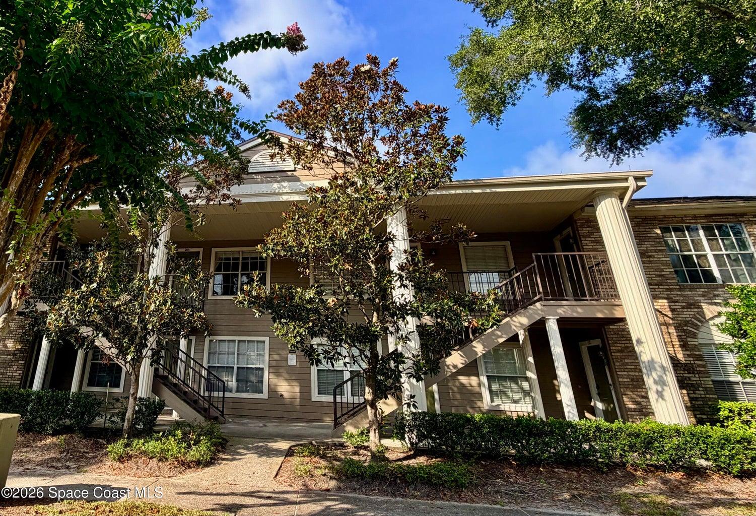Front of condo (unit on top left)