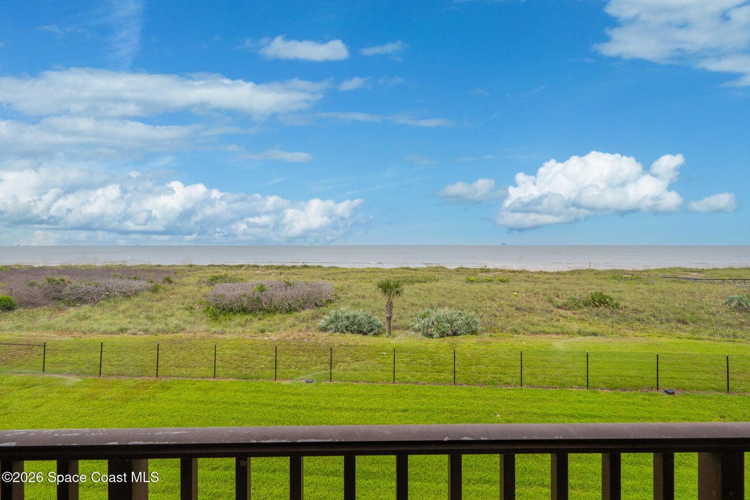 Ocean View from the Private Balcony Patio