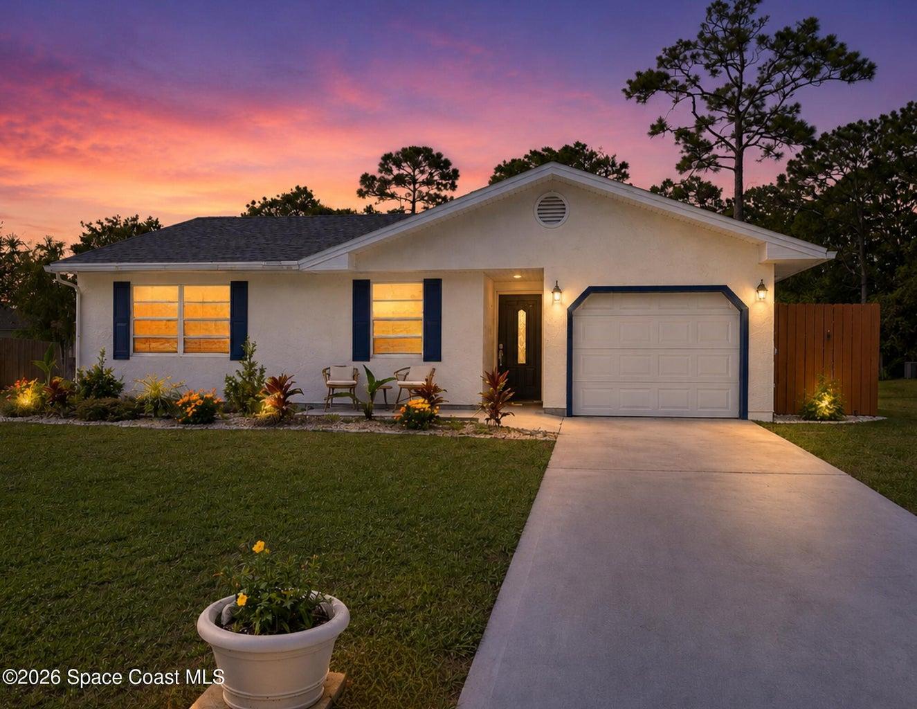 Twilight Street View of 1230 Alcazar
