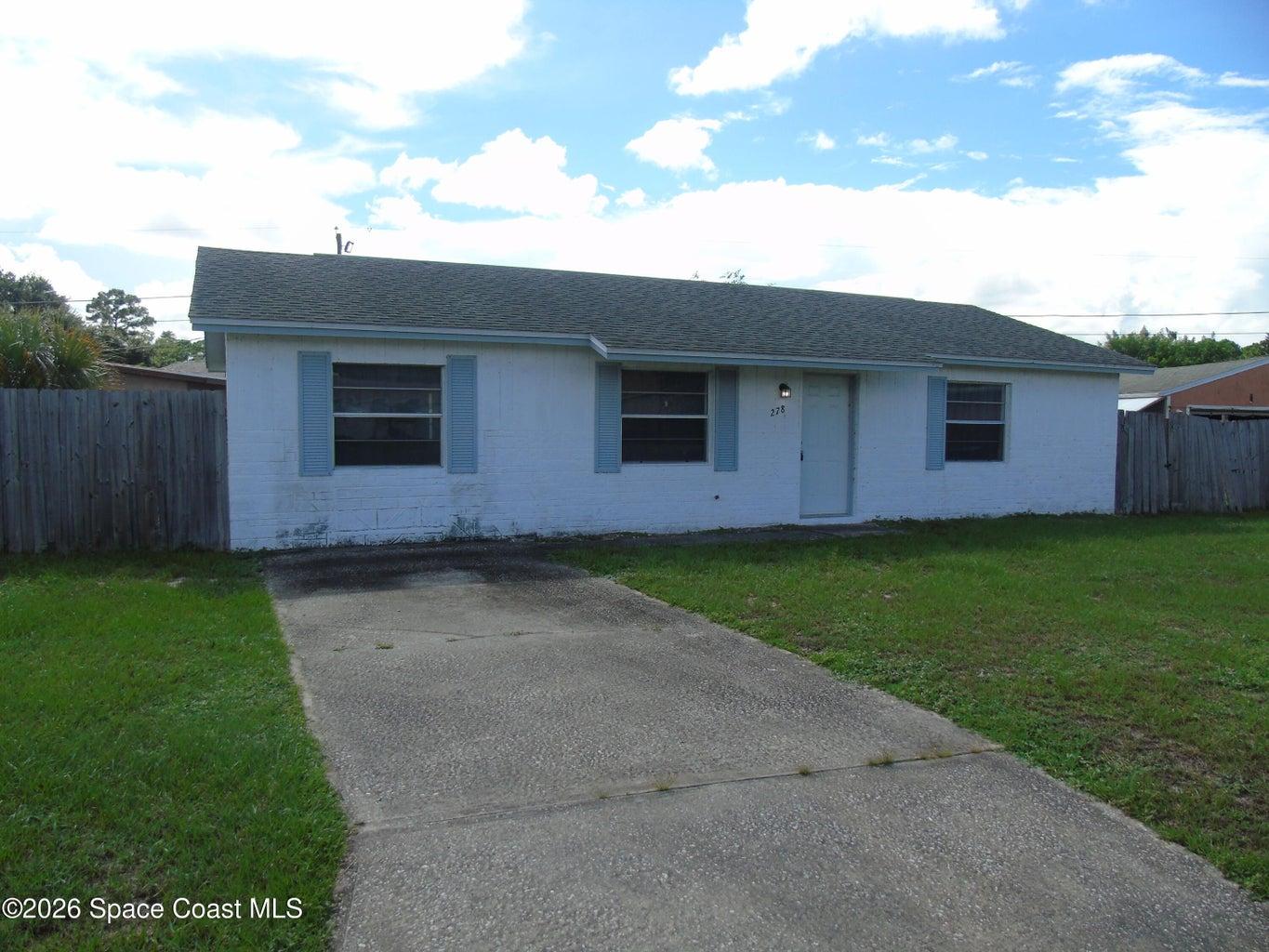 278 Greenway Avenue NE, Palm Bay, FL, 32907