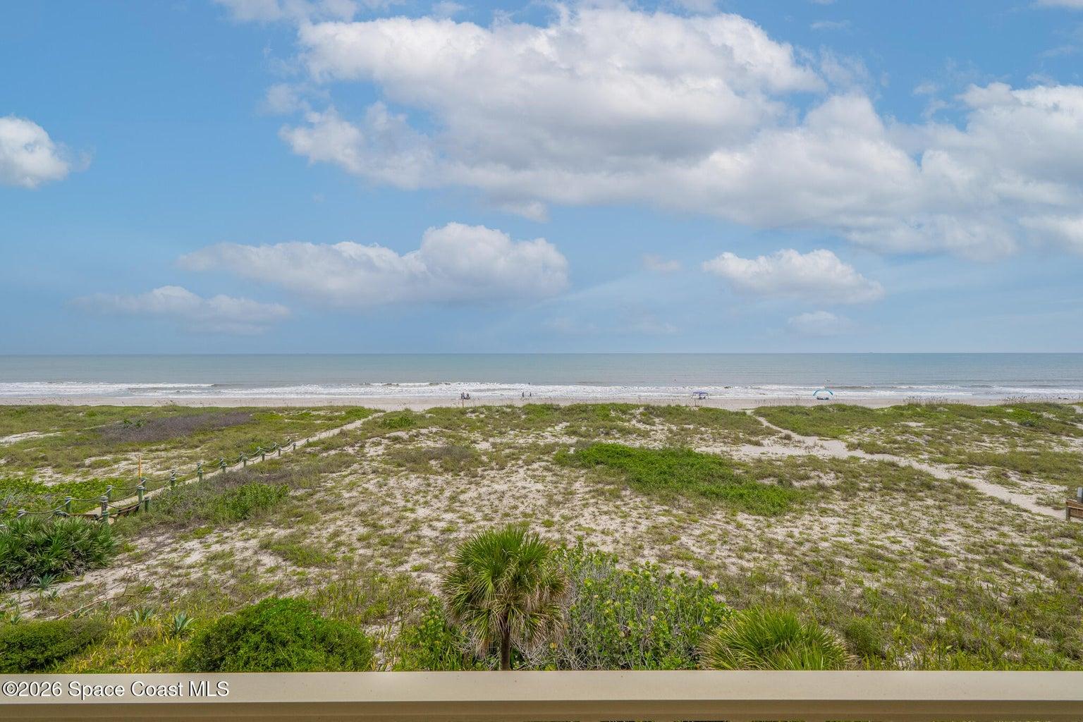 Ocean View from the Rear Balcony - The Sands #402