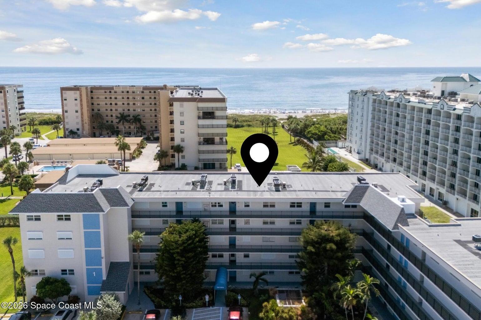 East facing, ocean balcony views
