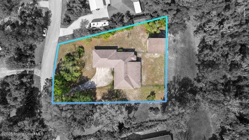 Aerial Shot of 2 Homes and Property