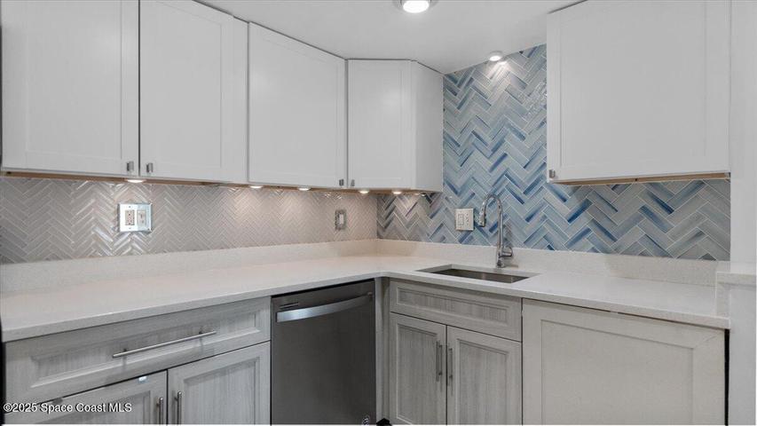 Designer backsplash