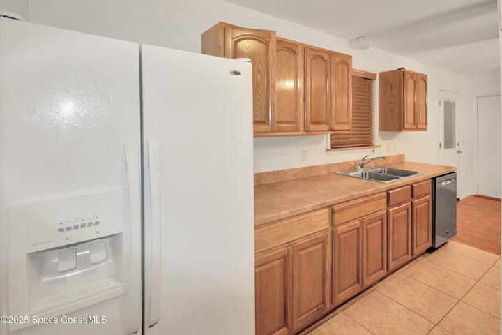 Kitchen from washer dryer