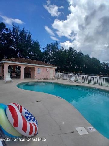 Sparkling pool
