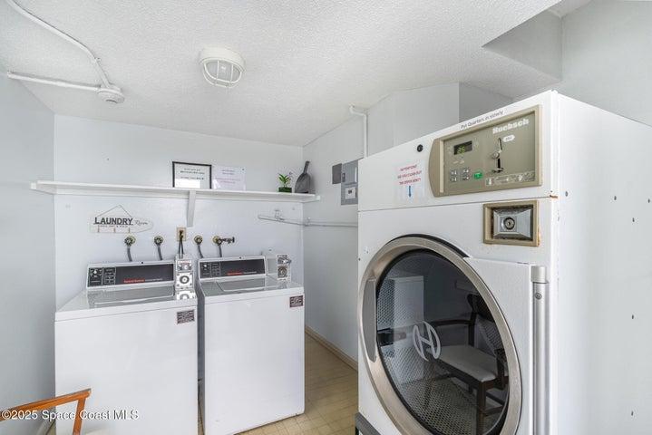 Laundry facilities on each floor