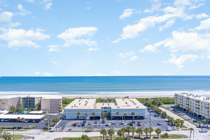 Areal view looking east towards the Atlantic Ocean