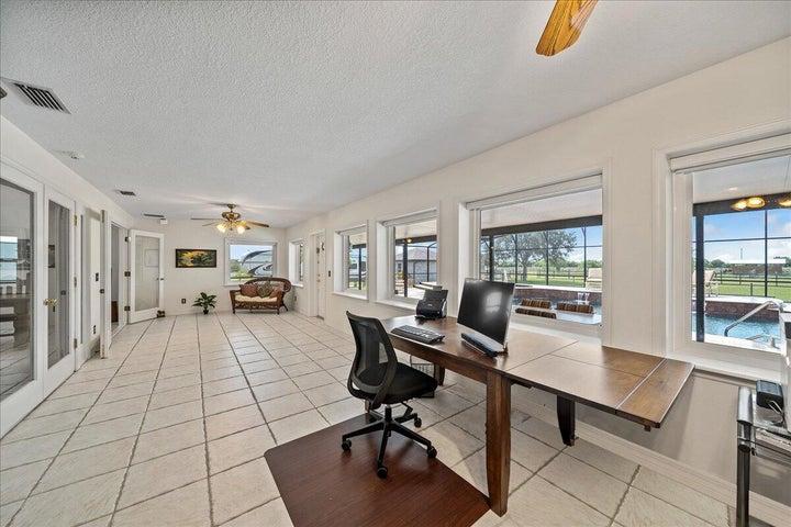 Florida Room overlooking the back porch
