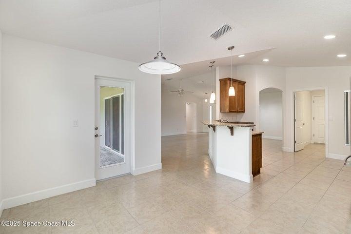 Convenient French Door off the Nook out to the Covered Lanai...