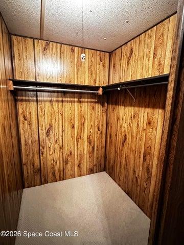 Walk in closets in all the bedrooms