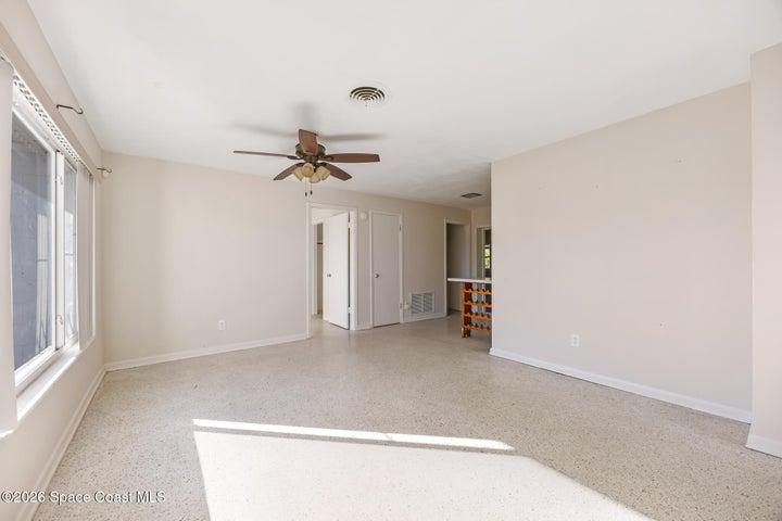 Light filled living space.