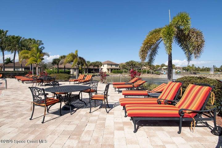 Resort-style community pool and sun deck