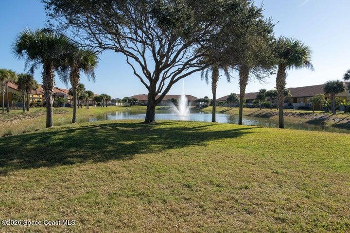 Wake up to breathtaking views of the community lake and sparkling fountain, offering a daily sense of vacation-style serenity right outside your door.