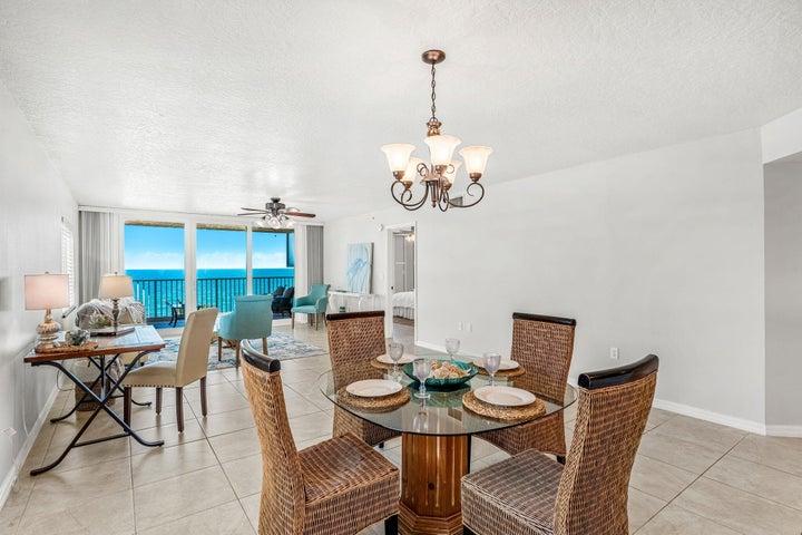 Dining room with a view