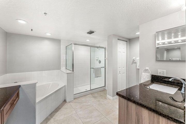 Large Tub and Separate Walk-in Shower