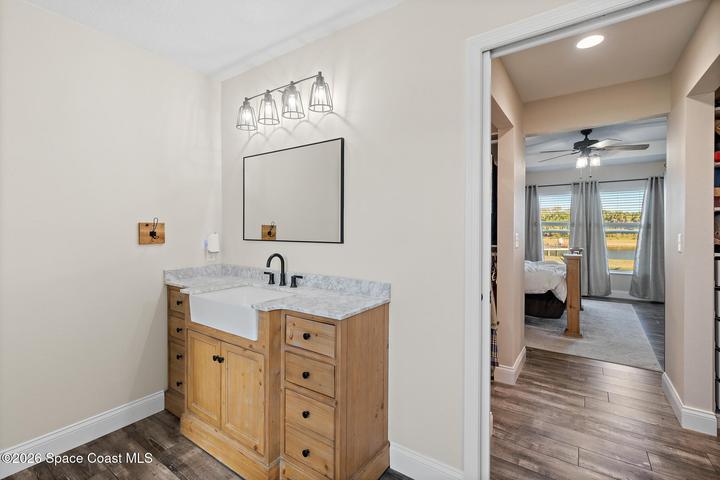 His & Hers Walk-In Closets