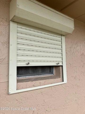 front hurricane covering over 1/2 bath.