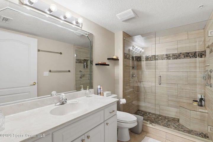 Secondary Bath with redesigned Shower