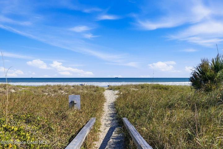 Private beach access