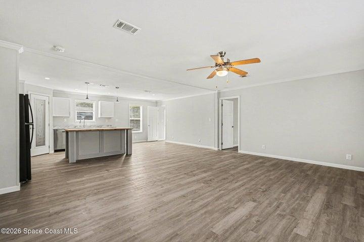 Living Room and Kitchen