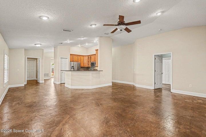 Kitchen and Living room