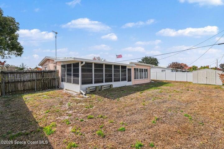 Fenced in yard