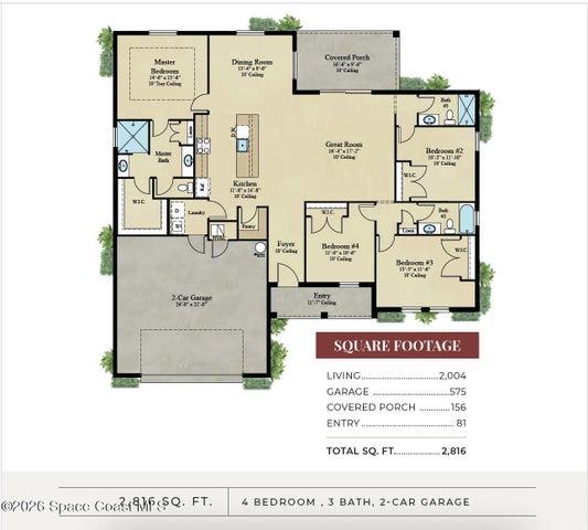 329 Beverly Ct To Be Built Floorplan