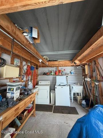 Shed with Laundry
