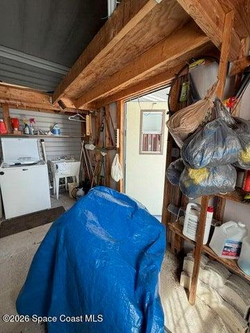 Shed with Laundry