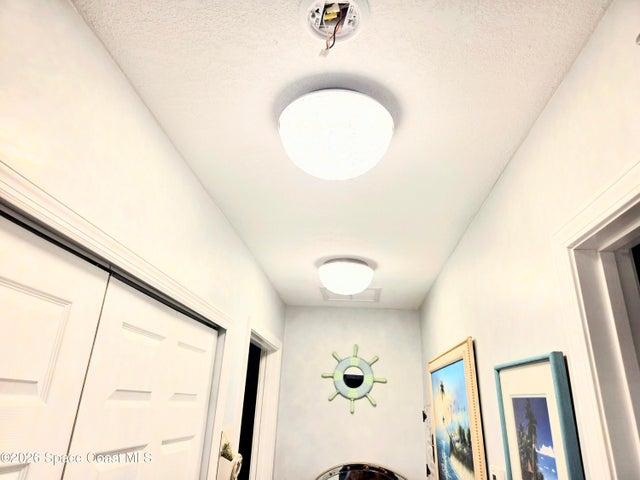 Crystal light fixtures.
