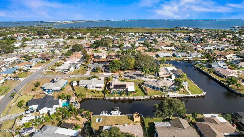 Canal to Banana River and Atlantic Ocean