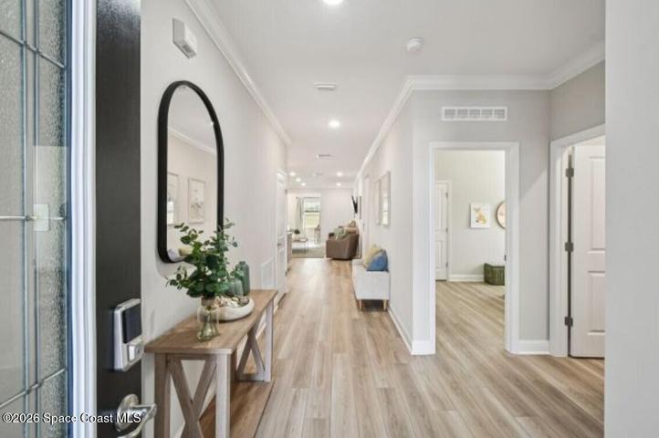 Model home - actual features may vary.