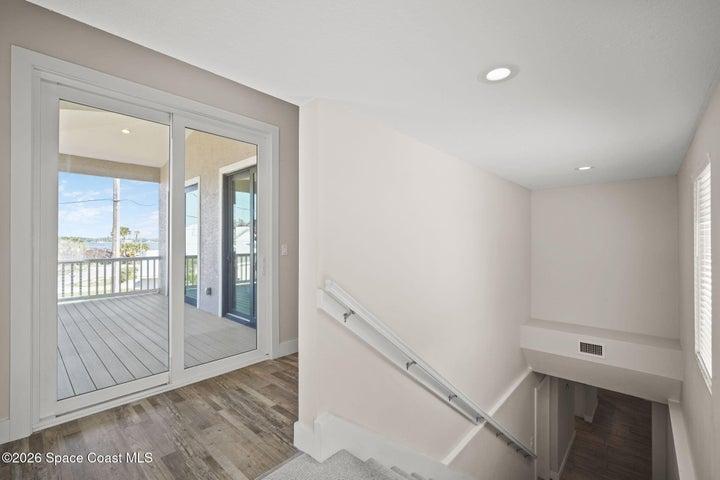 Handicap accessible (wheelchair attachment in garage); wide staircase