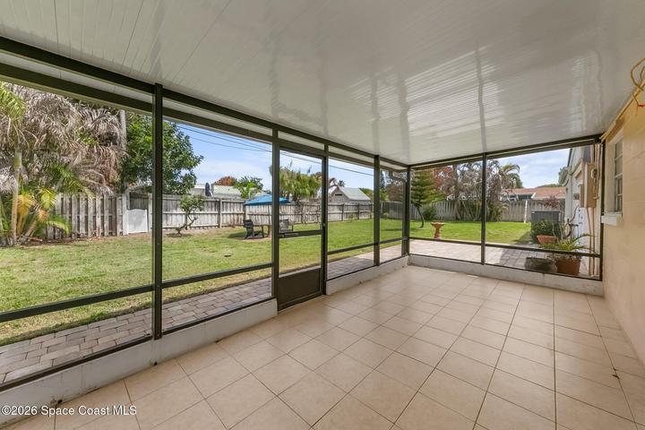 Screened back porch and lots of room for a pool