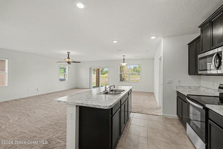spacious kitchen
