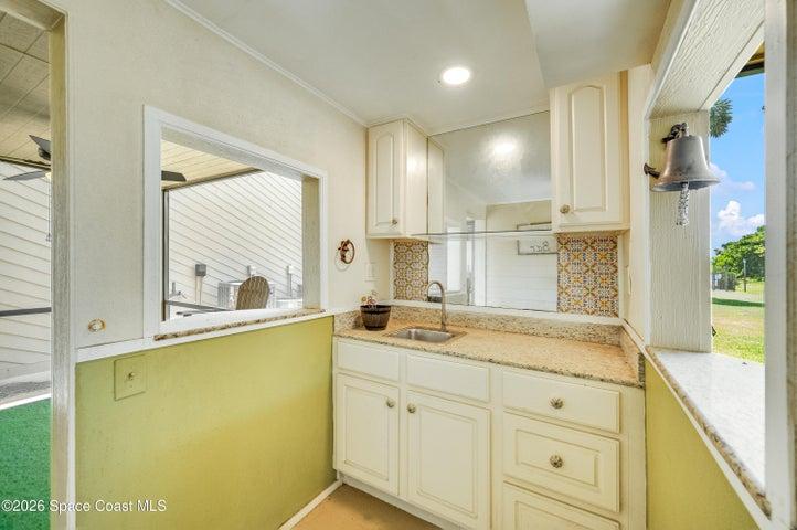 Outdoor Galley Kitchen