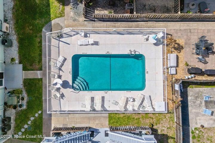 Community Pool Aerial