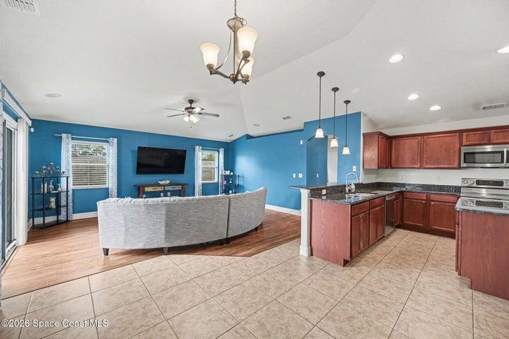 Family Room & Kitchen