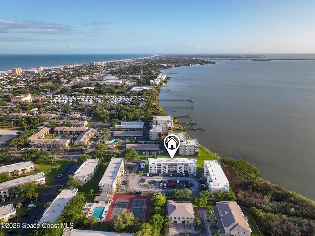 Intracoastal Building between the Banana River and the Atlantic Ocean