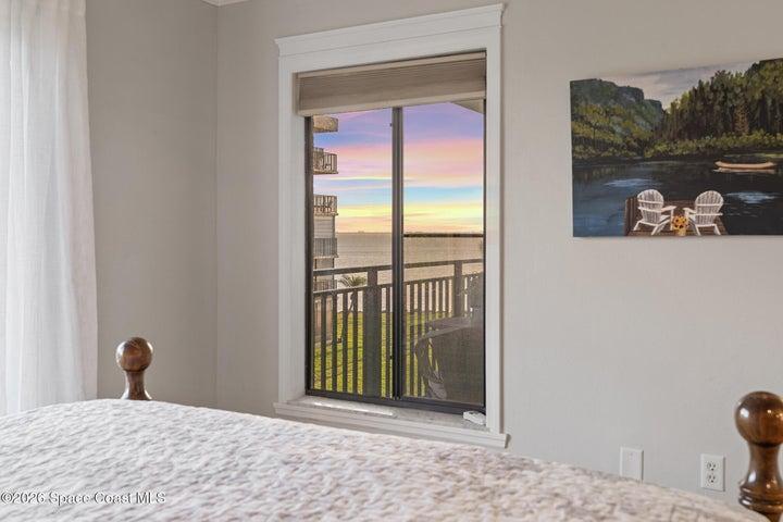 Additional window in this unit with water sunset views