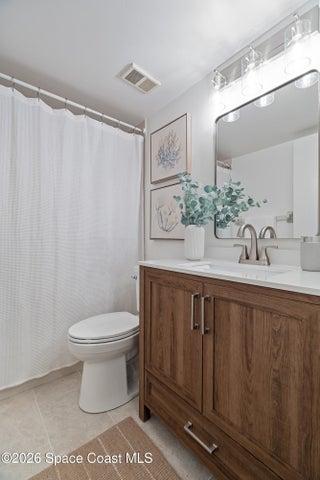 Updated hallway bathroom