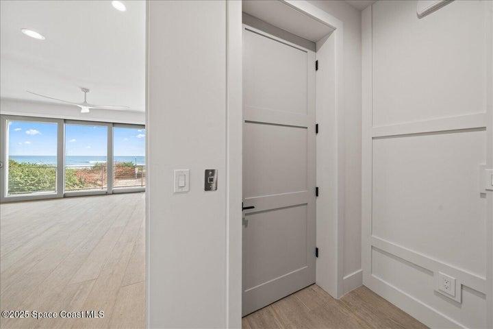 Private elevator in unit.