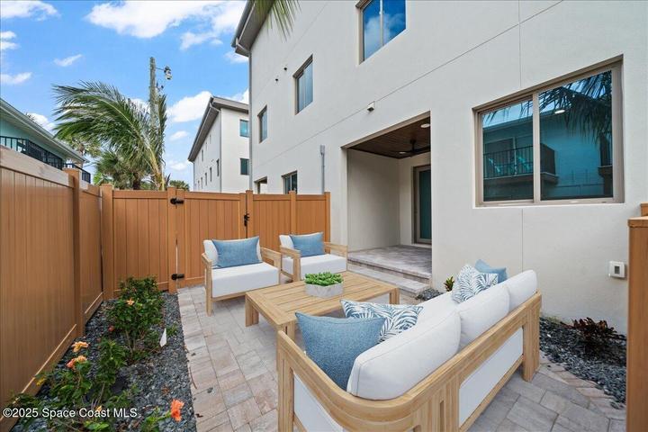 back yard private space