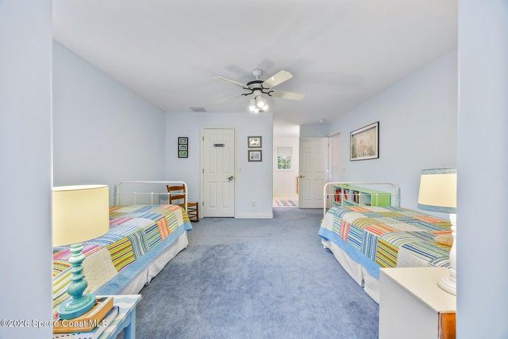 Lots of storage off this bedroom ,