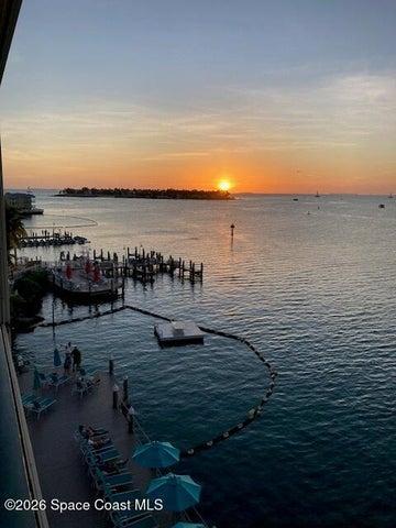 Beautiful sunset ocean and island views off your exact balcony!