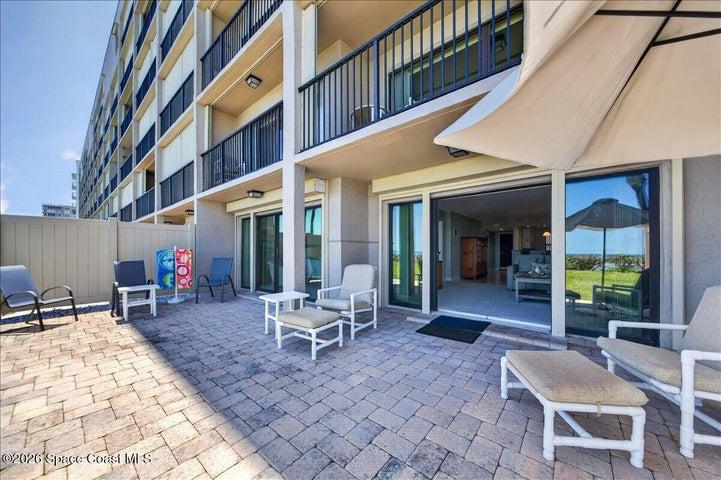 oversized private 29x16 oceanfront patio