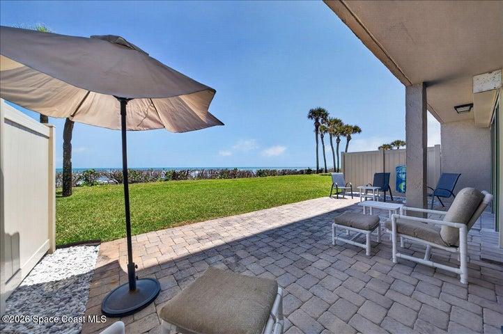 oversized private 29x16 oceanfront patio